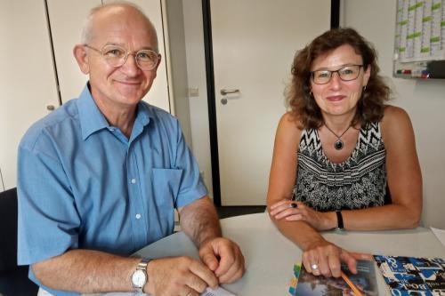 Ivan Schierz-Mrvelj und Christine Laier-Wolfer vom Pflegestützpunkt