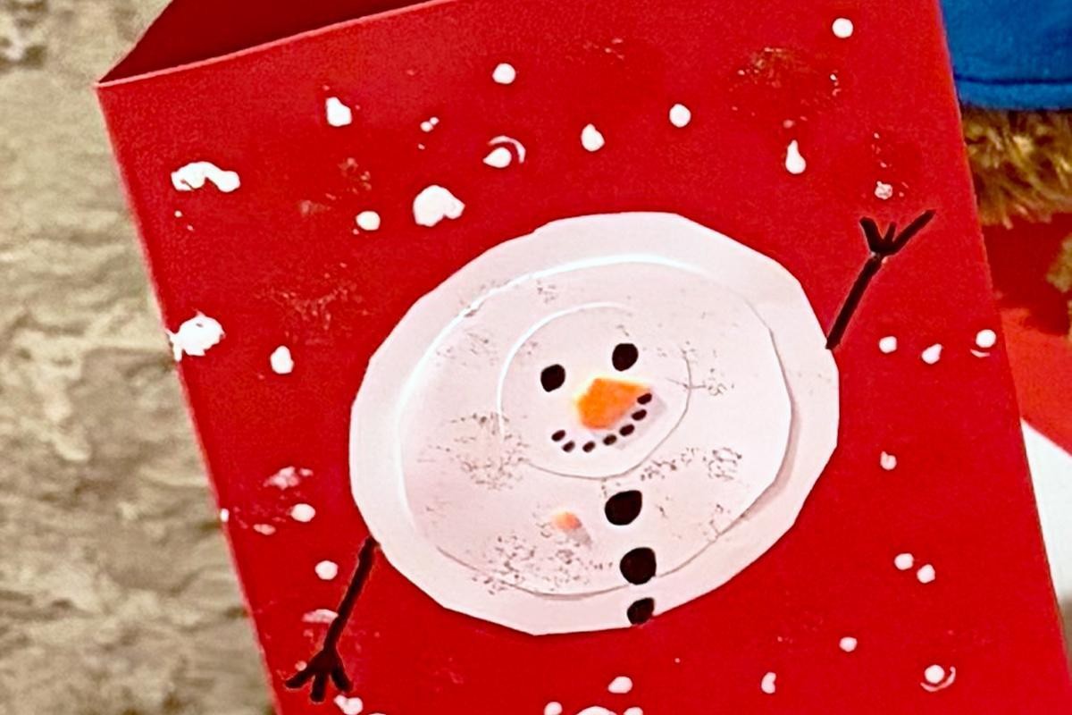 Mittwochsbasteln im J. F. Schreiber-Museum: Schneegestöber und Karottennase
