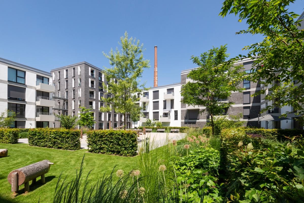 Foto des fertiggstellten Baublockes B