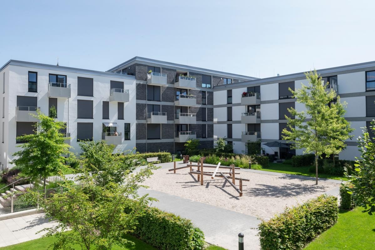 Foto des fertiggstellten Baublockes B