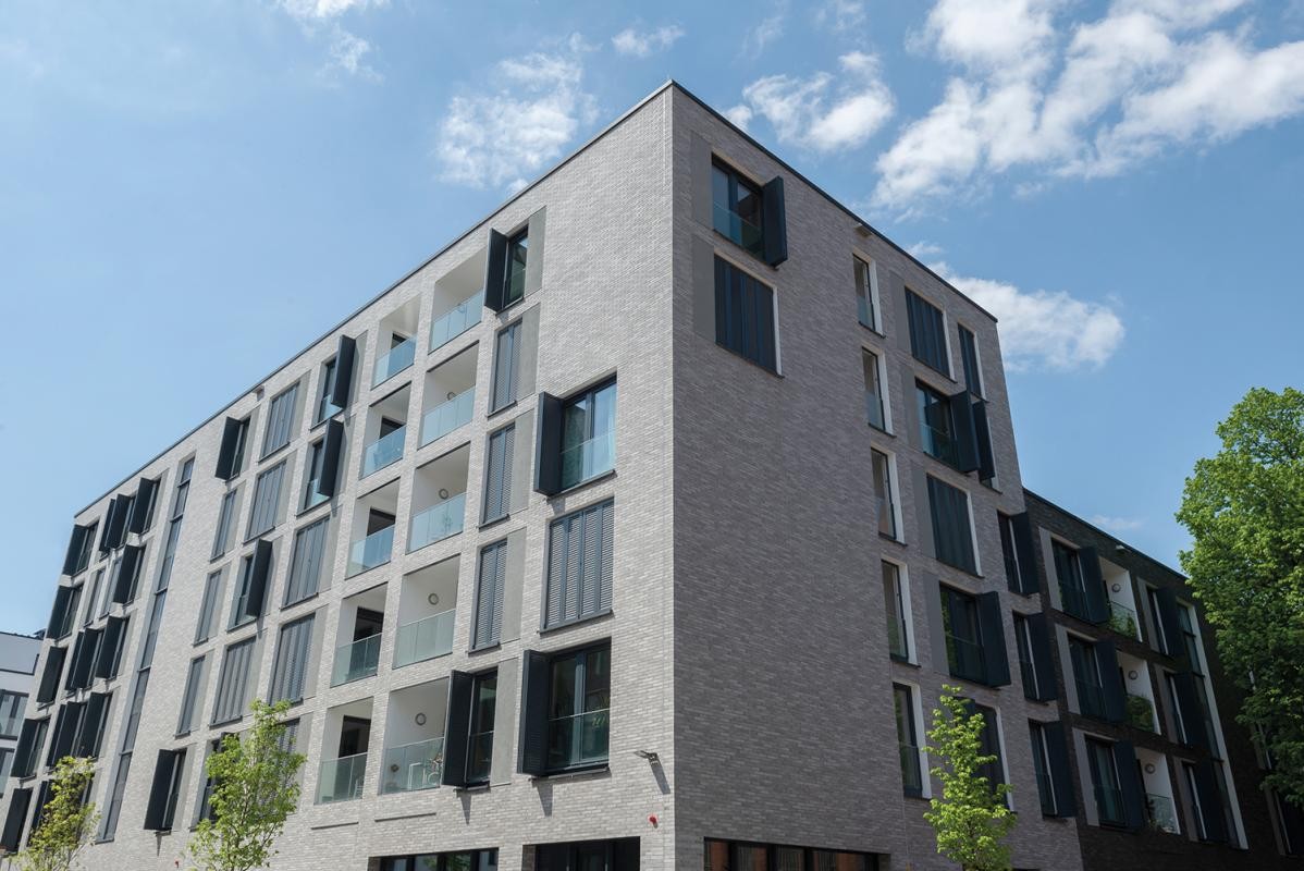 Foto eines fertiggestellten Gebäudes Baublock D - ©RVI GmbH