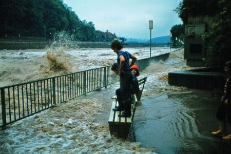 dr_roser_78 Neckar 23.Mai 1978 Hochwasser