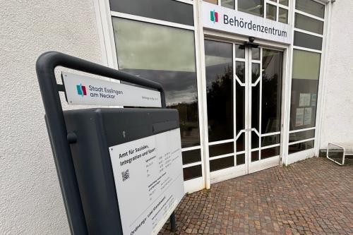 Eingang Behördenzentrum