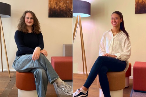 Zwei FSJlerinnen aus der Schulkindbetreuung