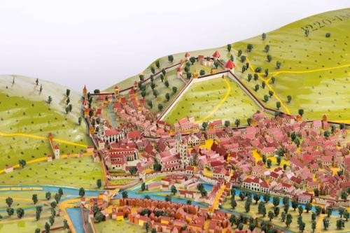 plastisches Modell der Stadt Esslingen