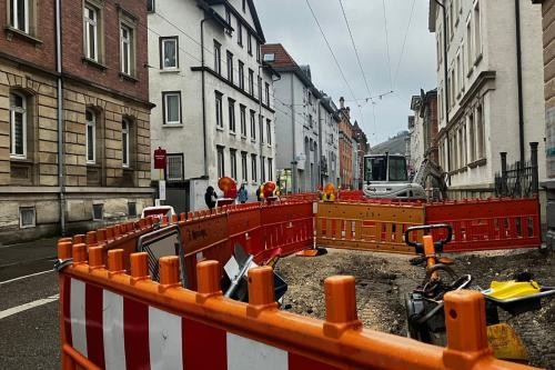 Baustelle in der Schelztorstraße