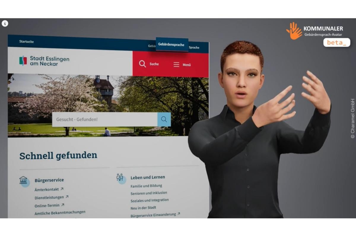 Avatar Avatar erklärt die städtische Website
