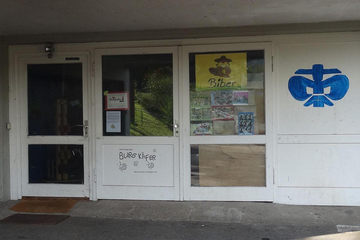 Hauseingang der Kleinkindgruppe Burgkäfer