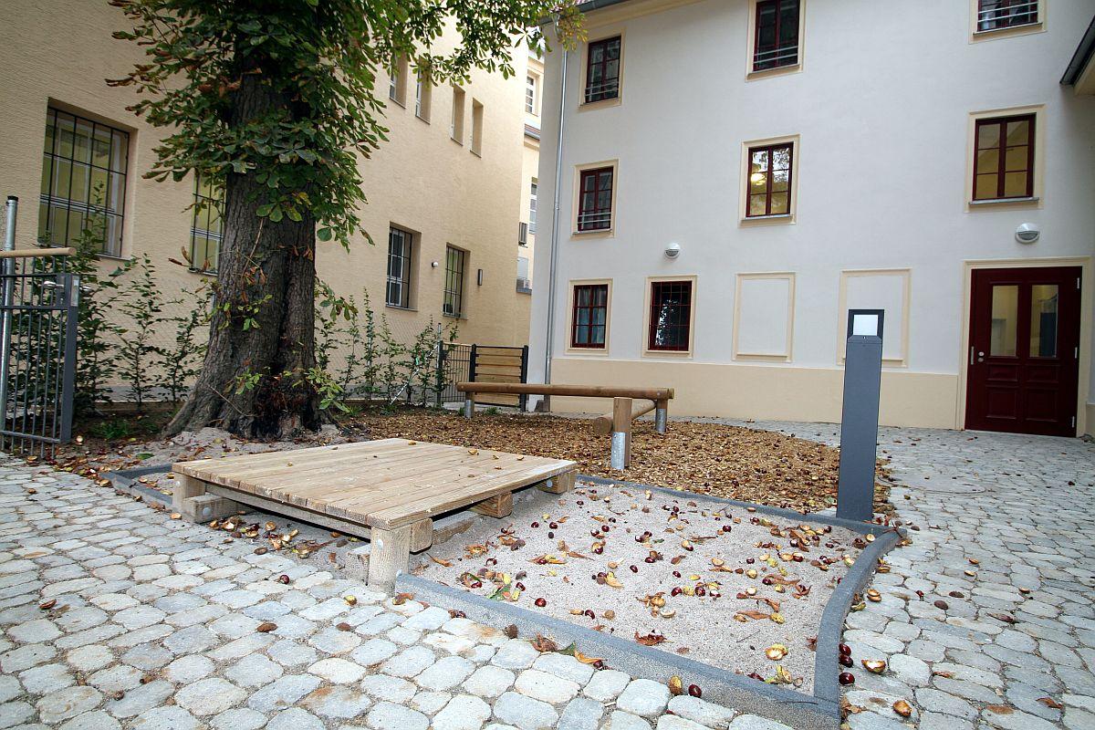 Gebäude der Kindertagesstätte Little Giants in der Adlerstraße