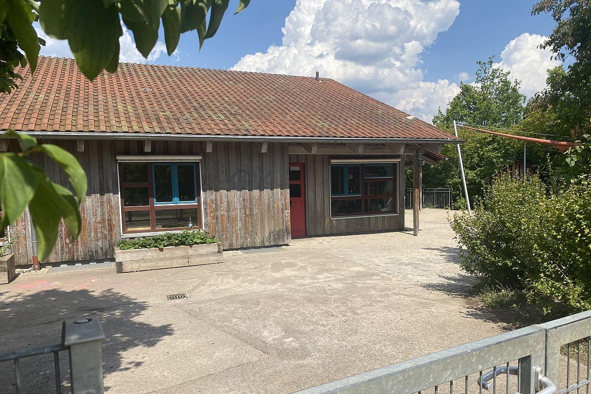 Das Gebäude mit Garten der städtischen Kita Diakonissenweg