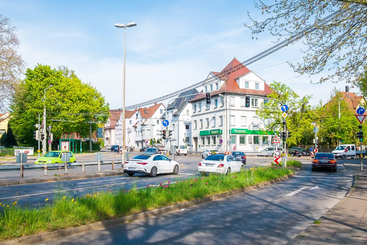 Kreuzung der Ulmer Straße und der Schorndorfer Straße