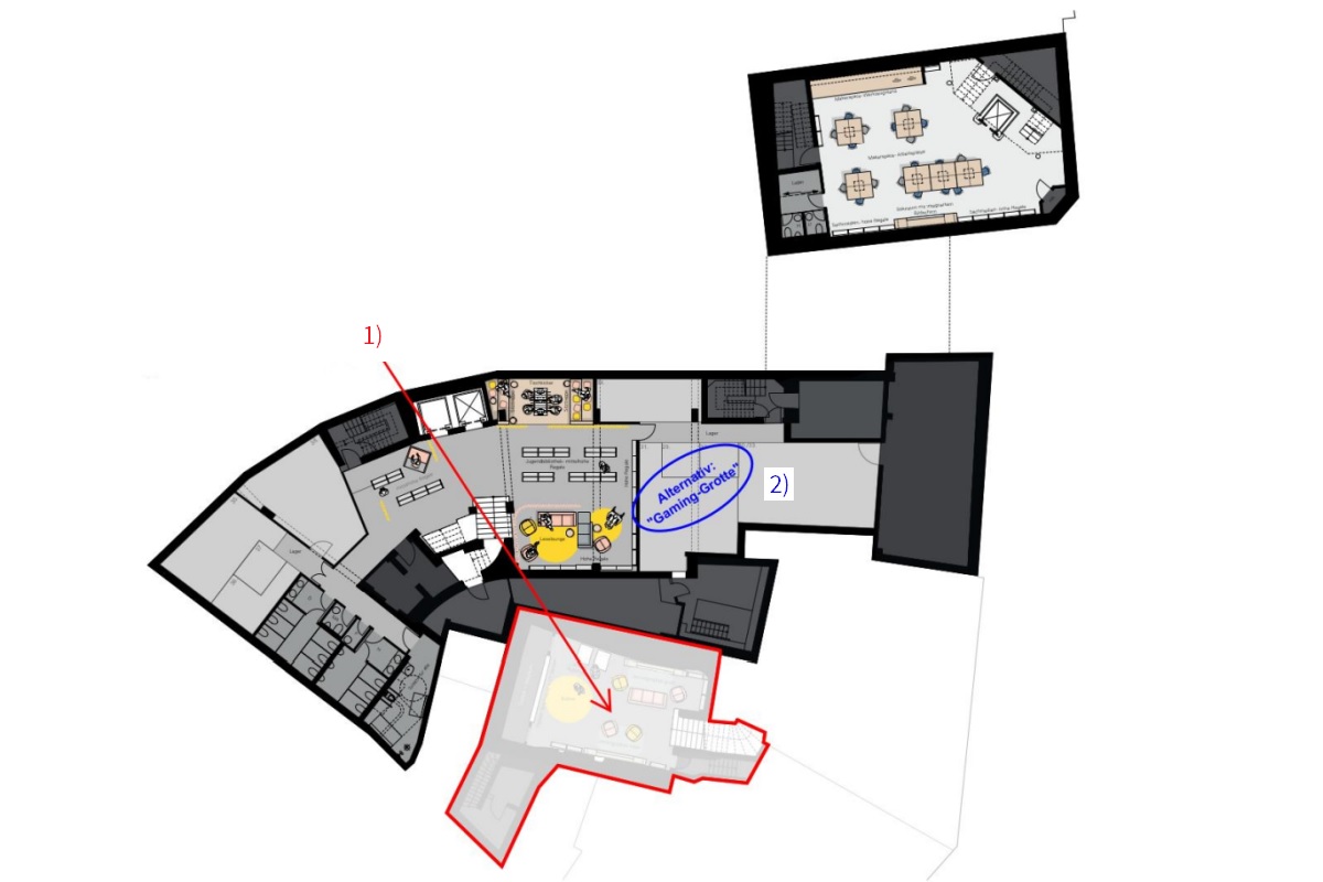 Zeichnung Grundriss Untergeschoss