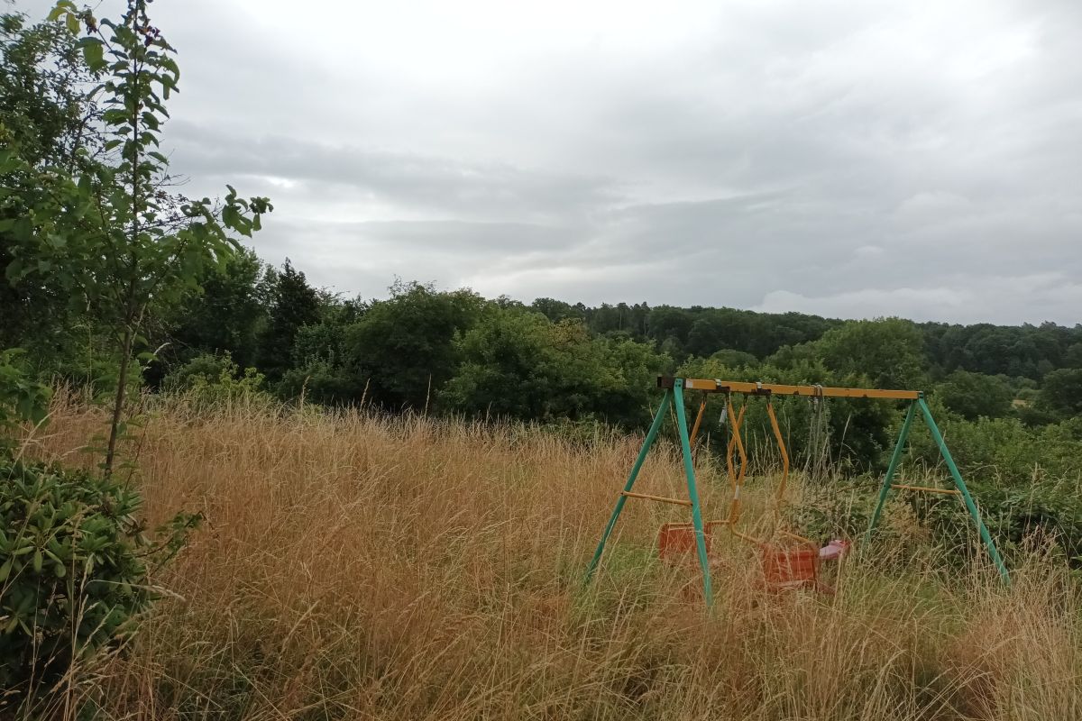 Aussicht mit Schaukel