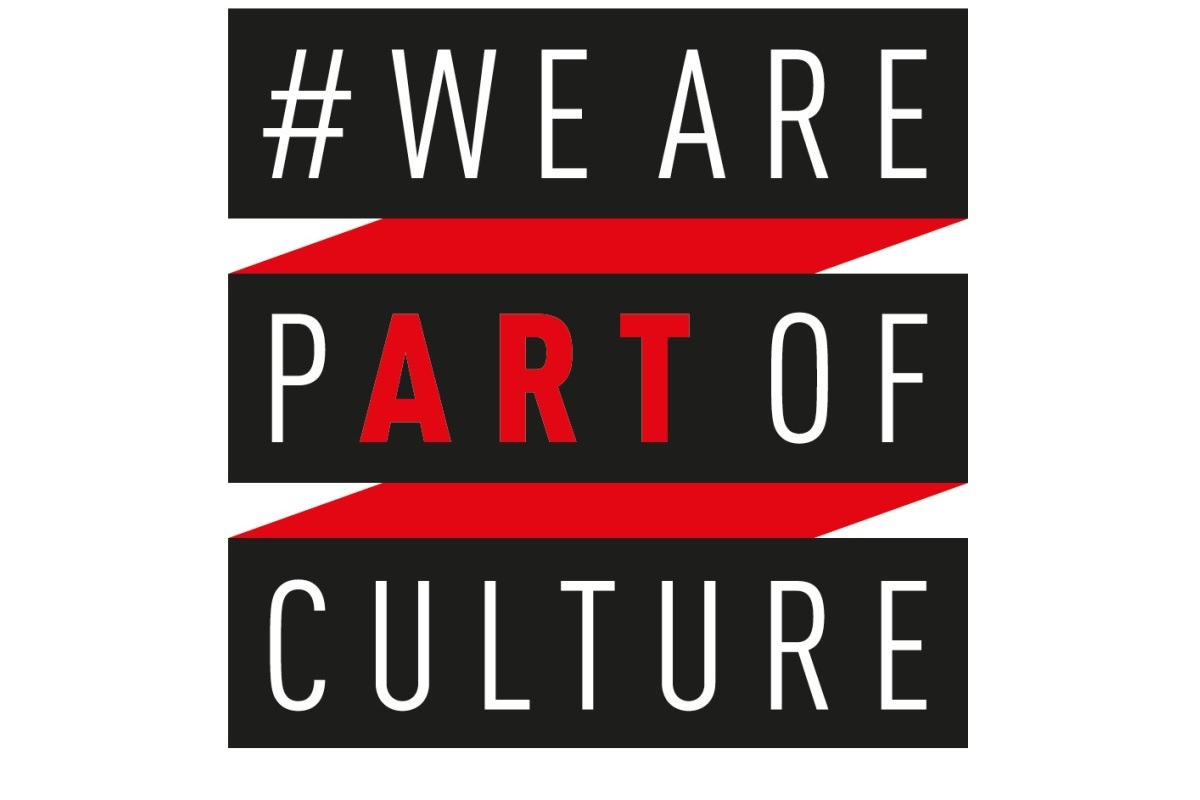 Logo: #We are part of culture