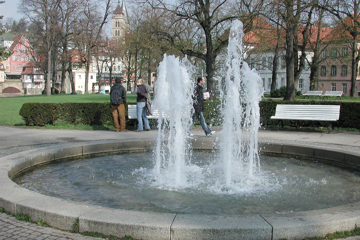 Springbrunnen in der Maille