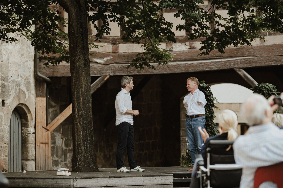 Andreas Huber im Gespräch mit Moderator Matthias Berg