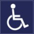 Piktogramm: Rollstuhlfahrer