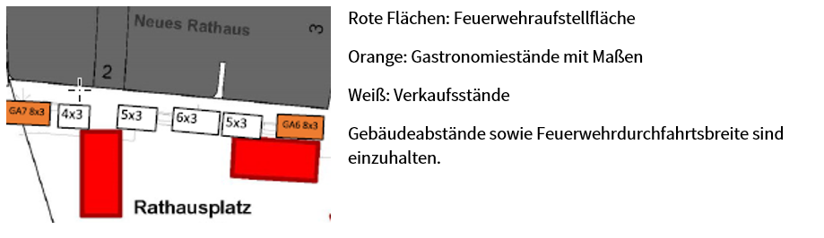 Beispiel eines Lageplans bei Veranstaltungen