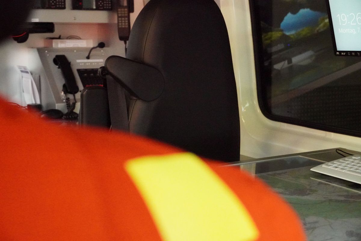 Symbolbild aus dem Einsatzleitwagen 