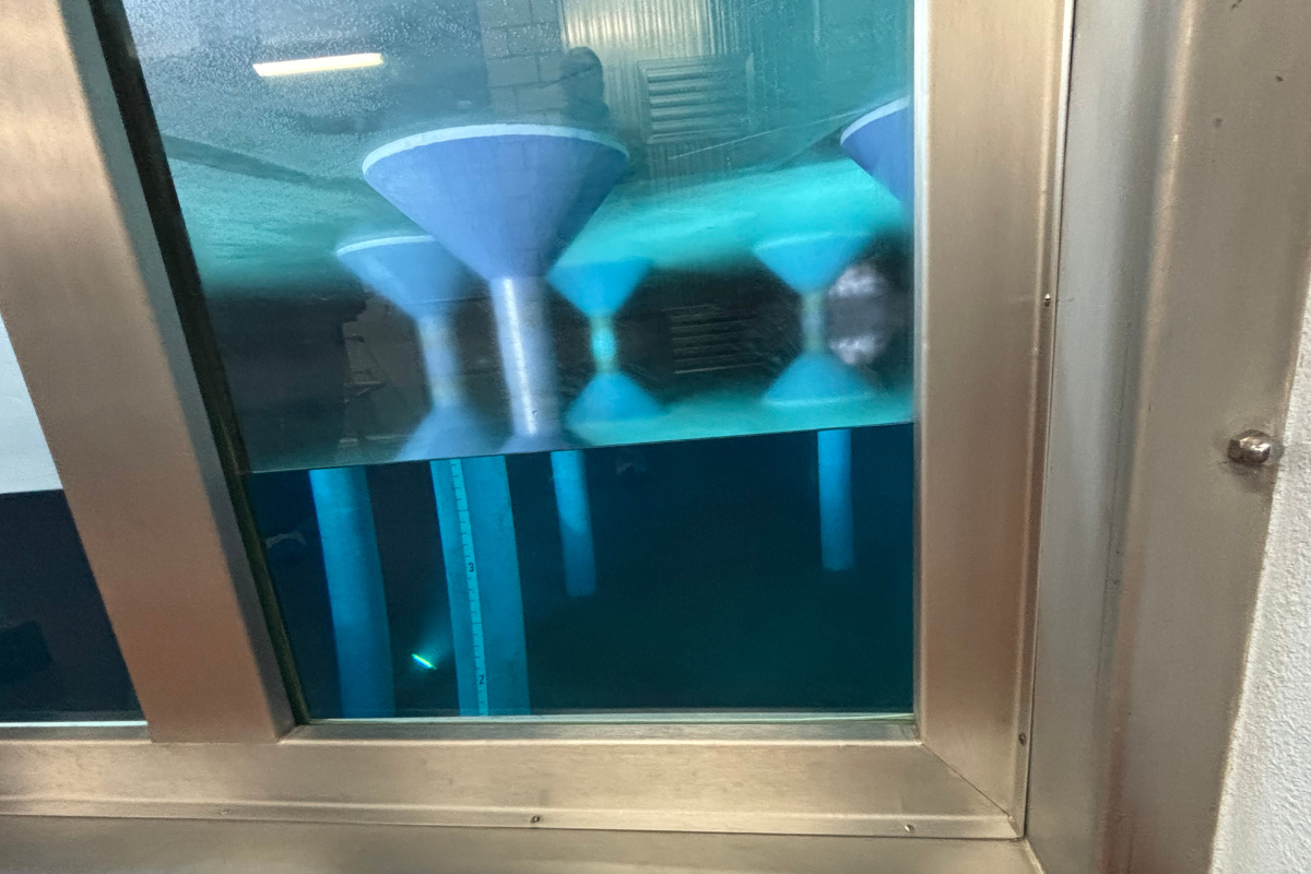 Sichtbarer Wasserstand in der Wasserkammer