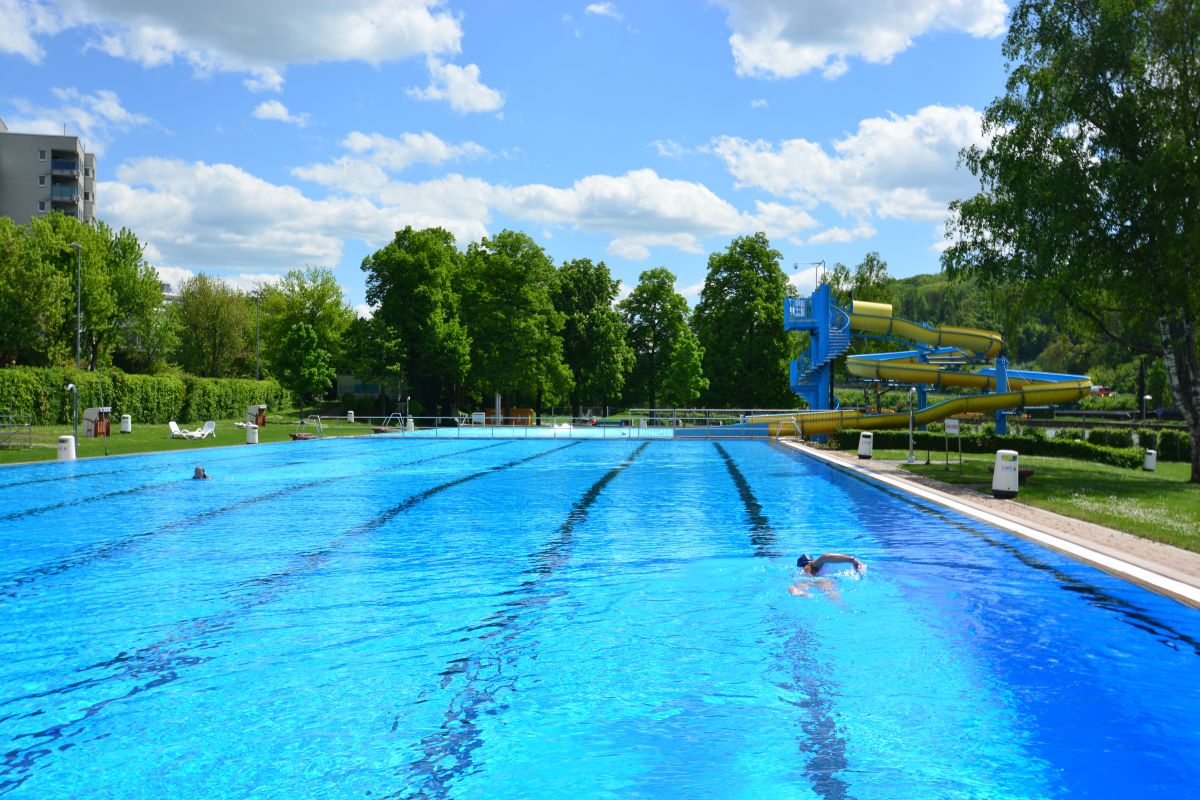 Neckarfreibad Schwimmerbecken