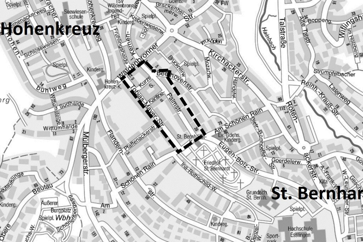 Übersichtsplan mit Lage des Plangebietes im Stadtgebiet Übersichtsplan mit Lage des Plangebietes im Stadtgebiet