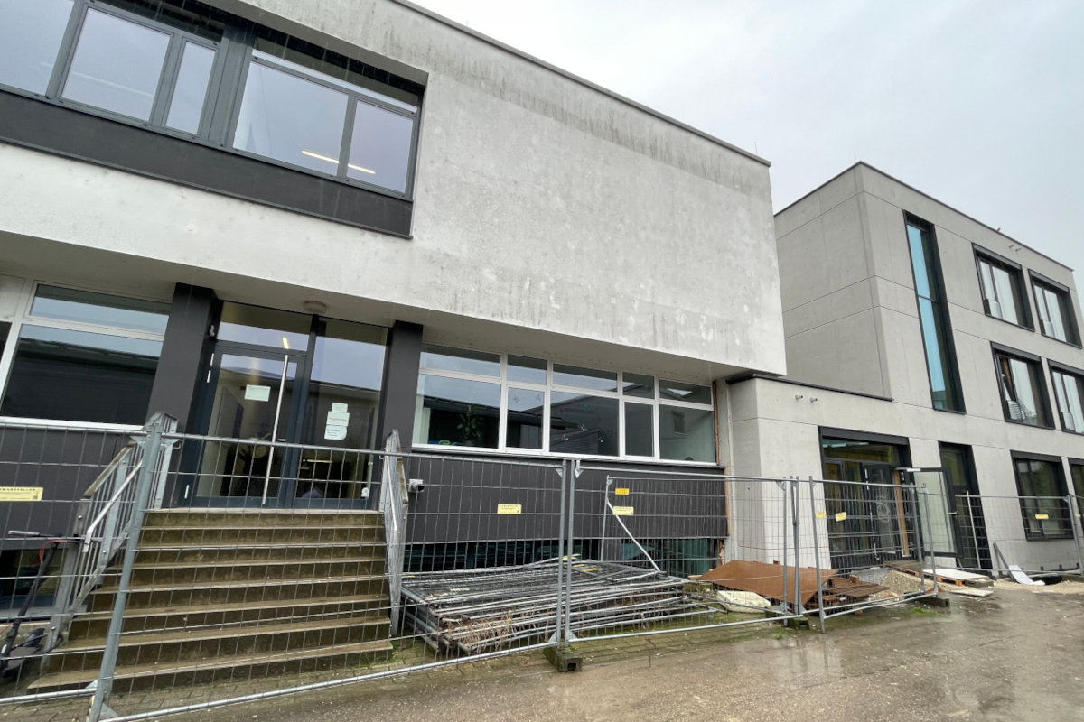 Neubau Neubau Neue Schule Esslingen von außen