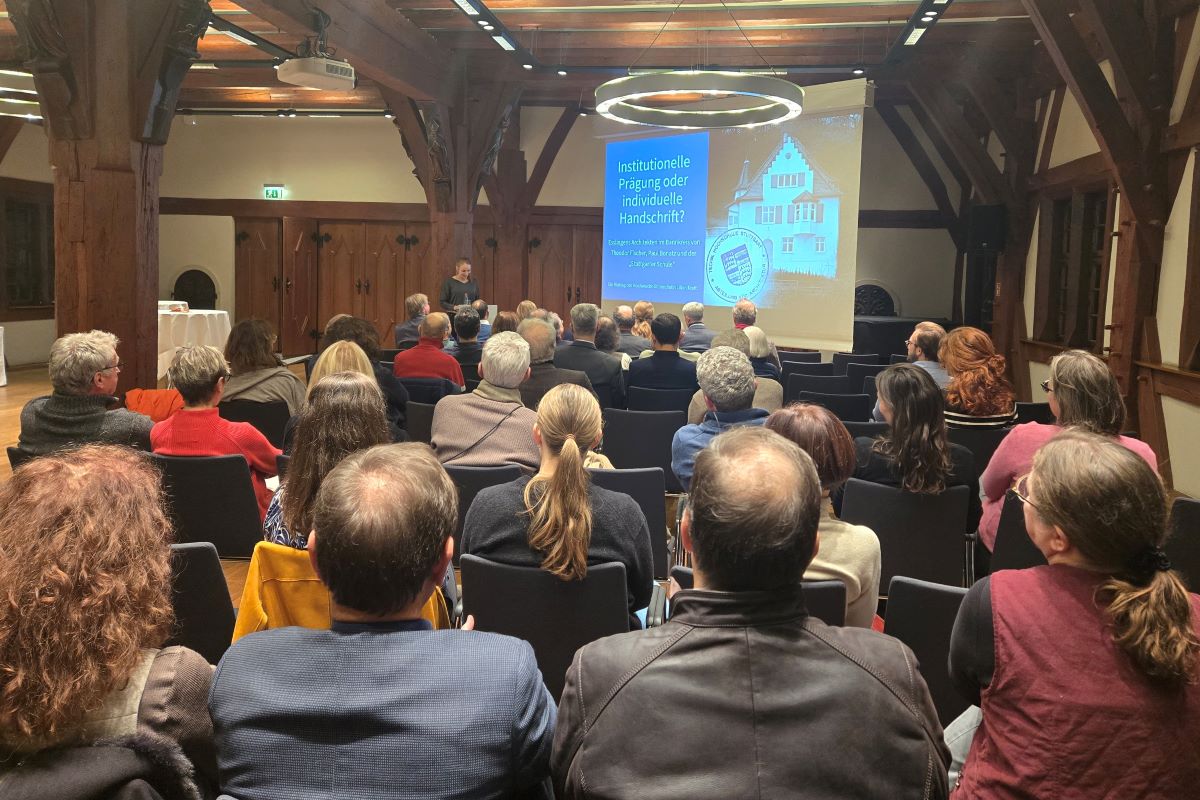 Publikum bei einem Vortrag 