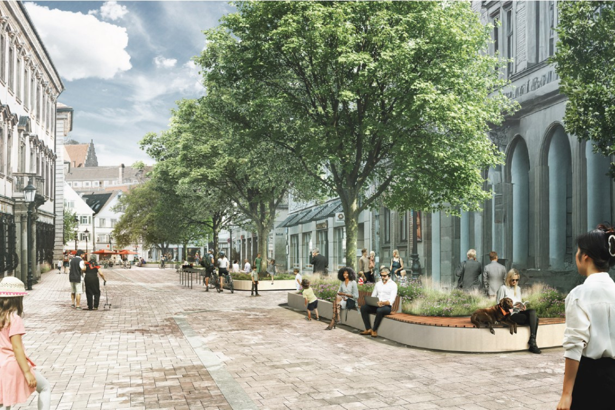 Darstellung der zukünftigen Ritterstraße