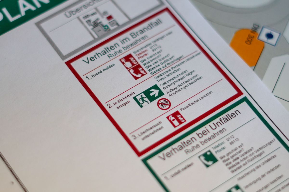 Verhalten im Brandfall