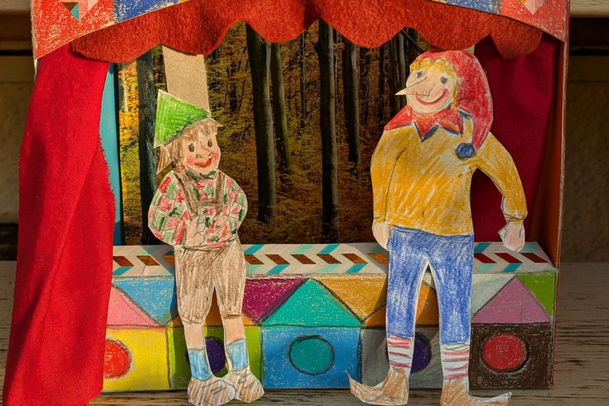Kaspertheater Figuren aus Papier 