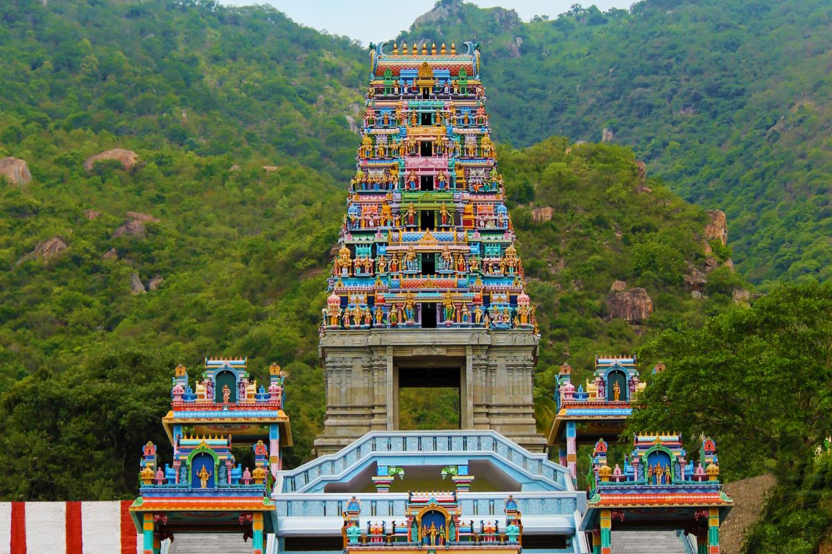 Perur Pateeswarar Temple von Coimbatore.