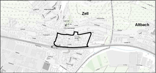 Übersichtsplan mit Lage des Plangebietes im Stadtgebiet Übersichtsplan mit Lage des Plangebietes im Stadtgebiet