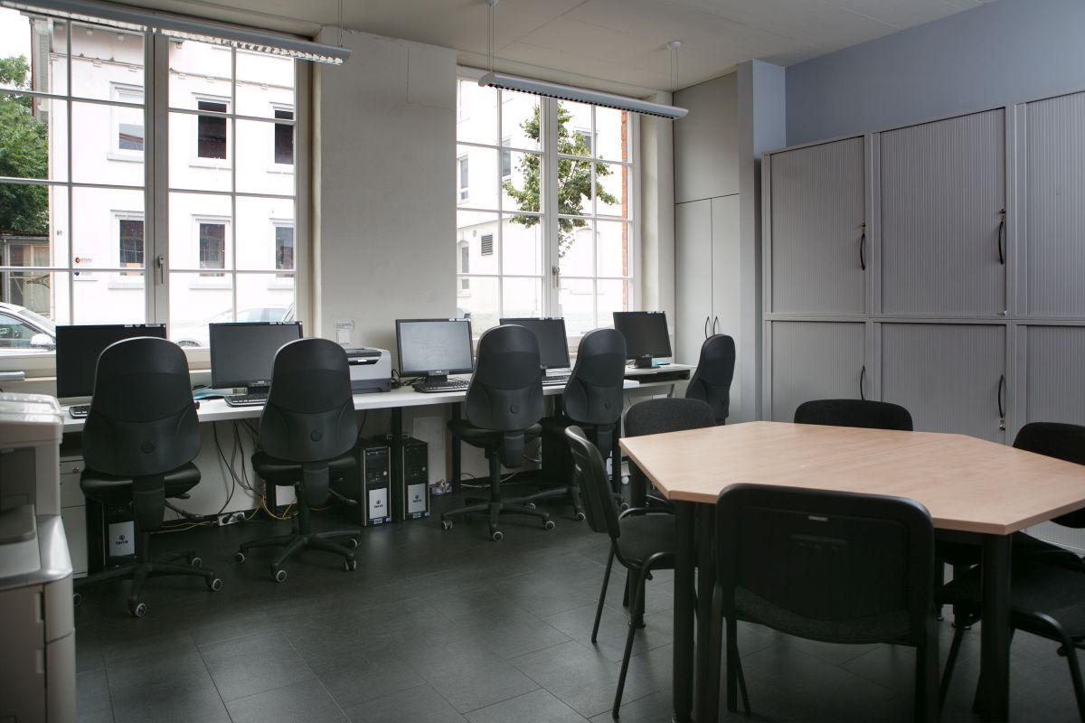 Blick in den Besprechungsraum