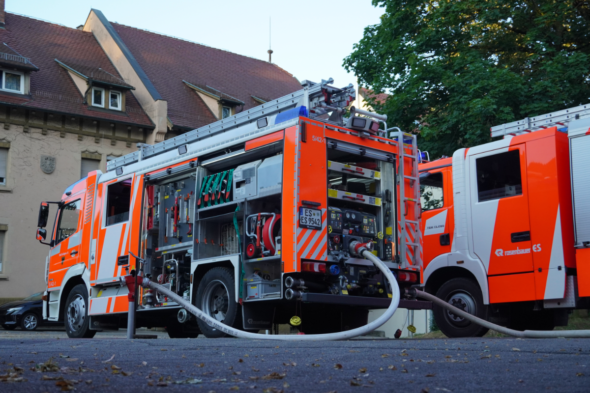 Übung ©Feuerwehr Esslingen a.N. Übungsdienst der Abteilung Sulzgries