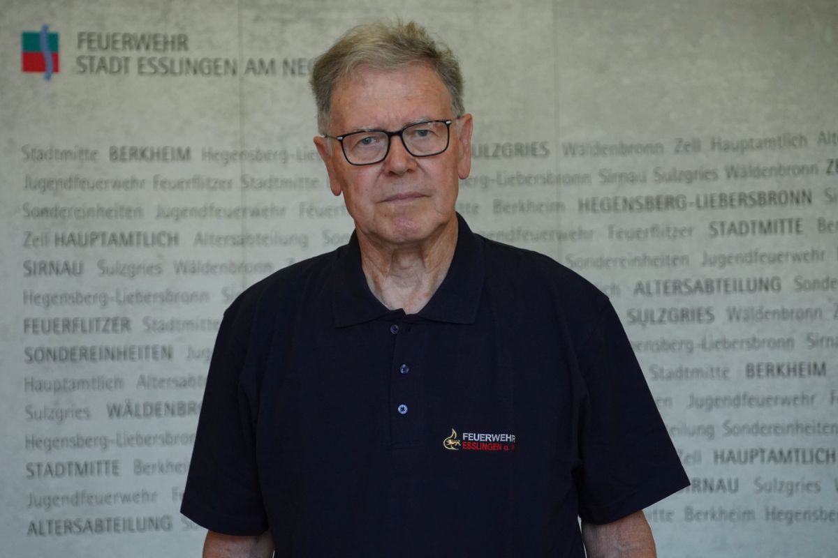 Eberhard Schuder ©Feuerwehr Esslingen a.N. Leitung Florian Esslingen 65 Plus