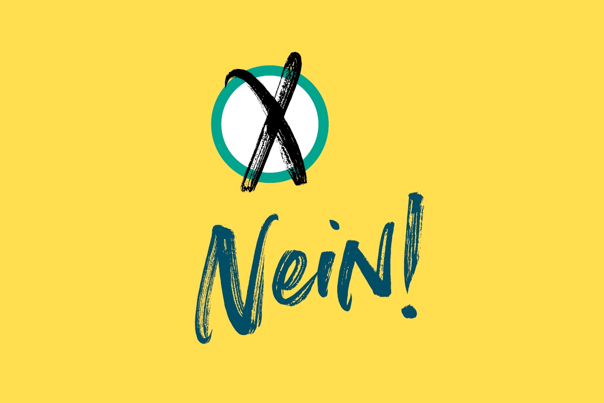 Modehaus Blick auf die beiden Gebäude des ehemaligen Modehauses