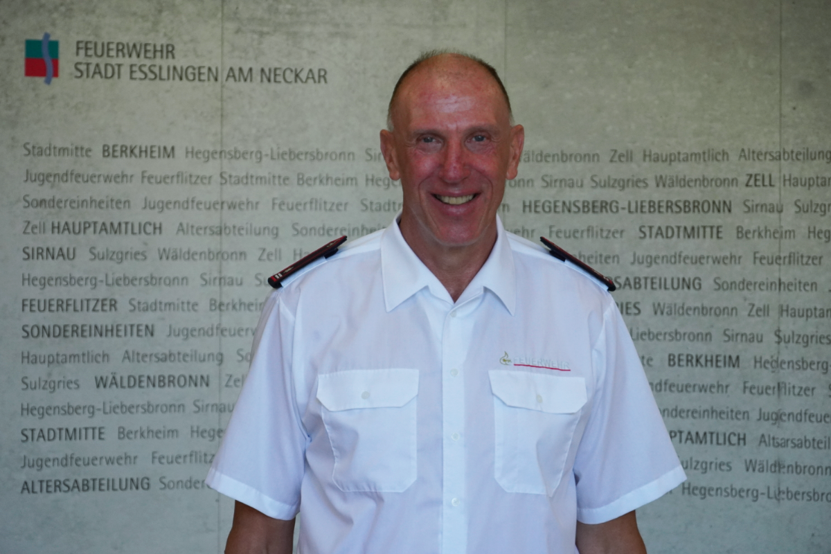 Frank Durchdenwald ©Feuerwehr Esslingen a.N. Abteilungskommandant Sirnau