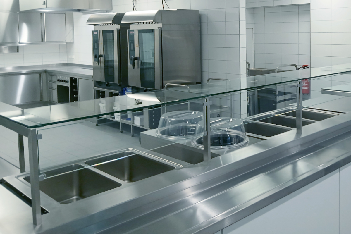 Mensaküche Küche neue Mensa GS St. Bernhardt