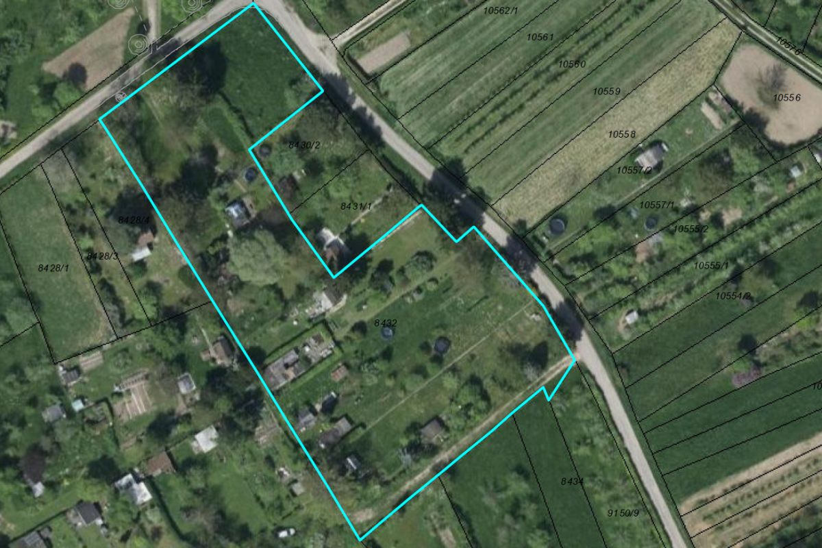 Luftbild zeigt Lage des Grundstücks