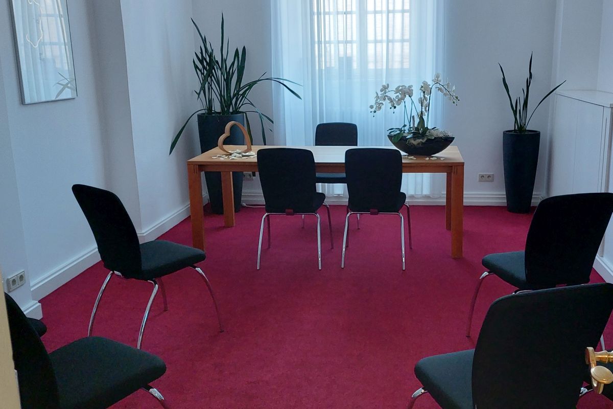 Blick in das Trauzimmer im Neuen Rathaus