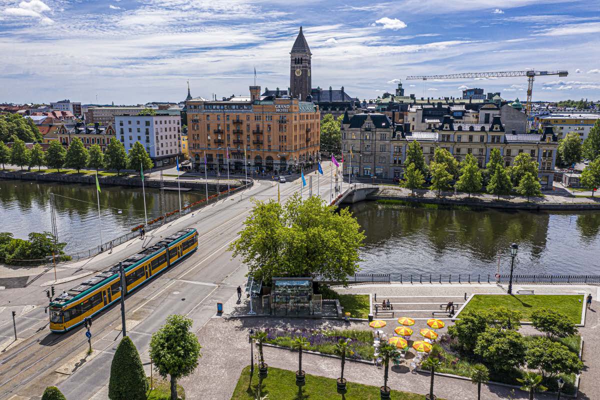 Stadtansicht Norrkoeping, Schweden