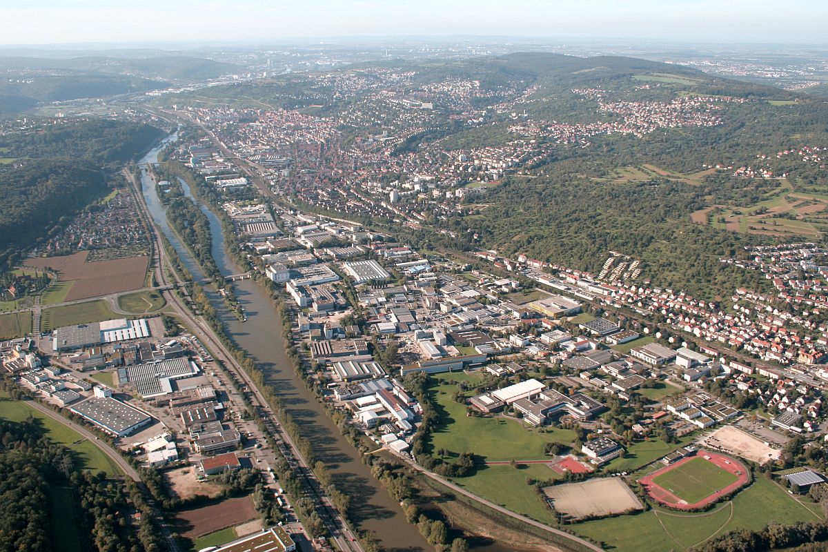 Luftbild Luftbild Neckarwiesen