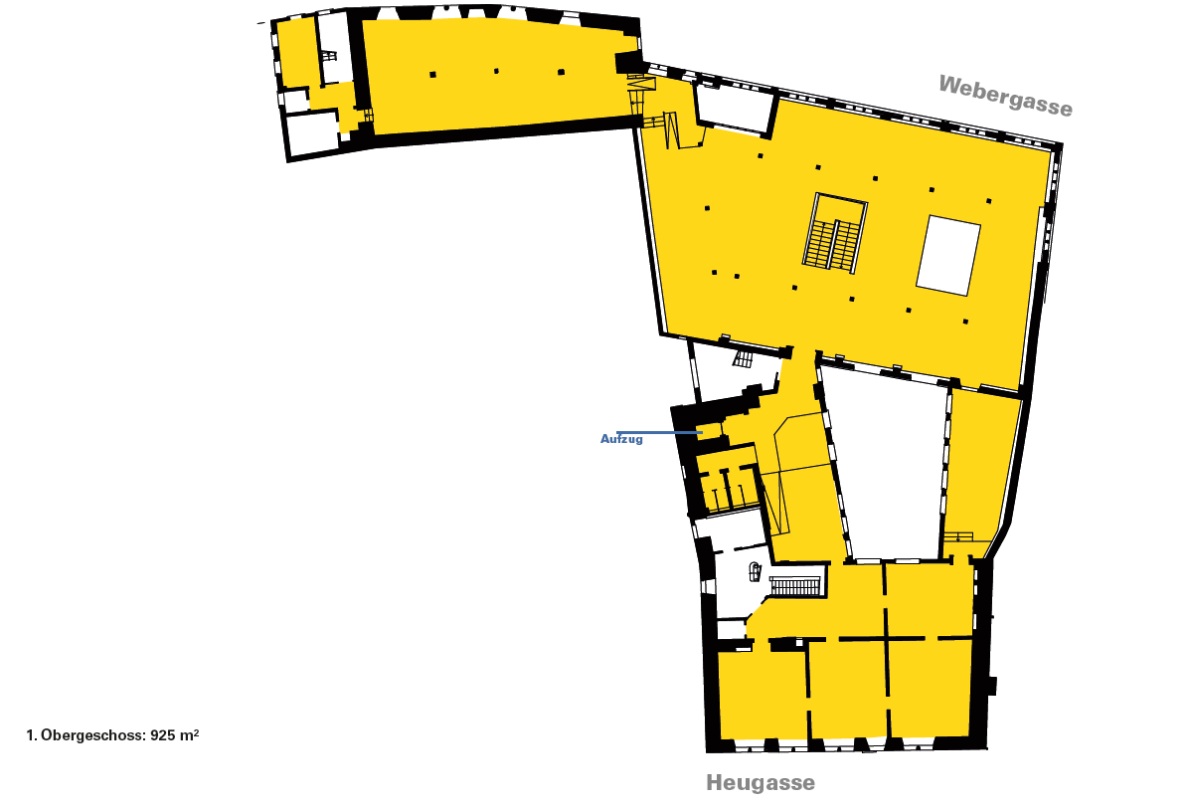 Zeichnung Grundriss Untergeschoss