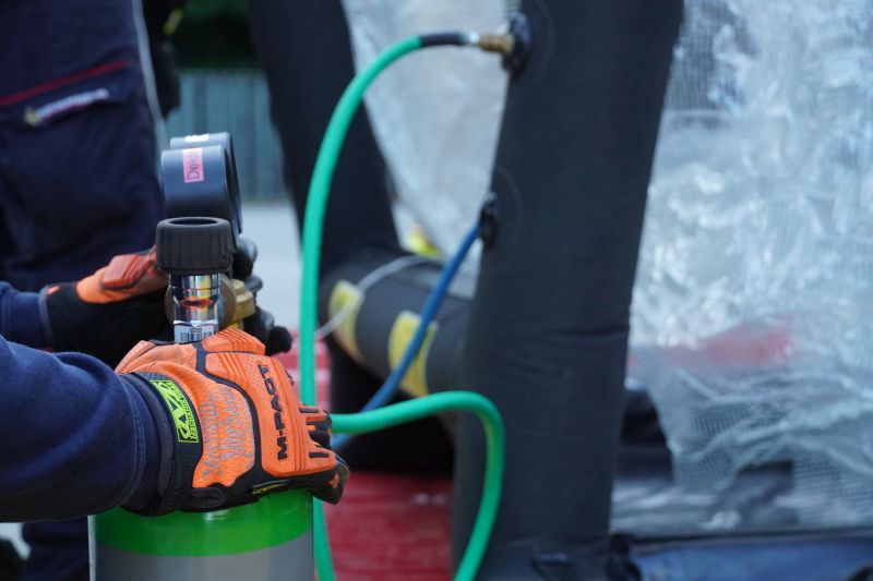 Einblick in den Gefahrgutzug