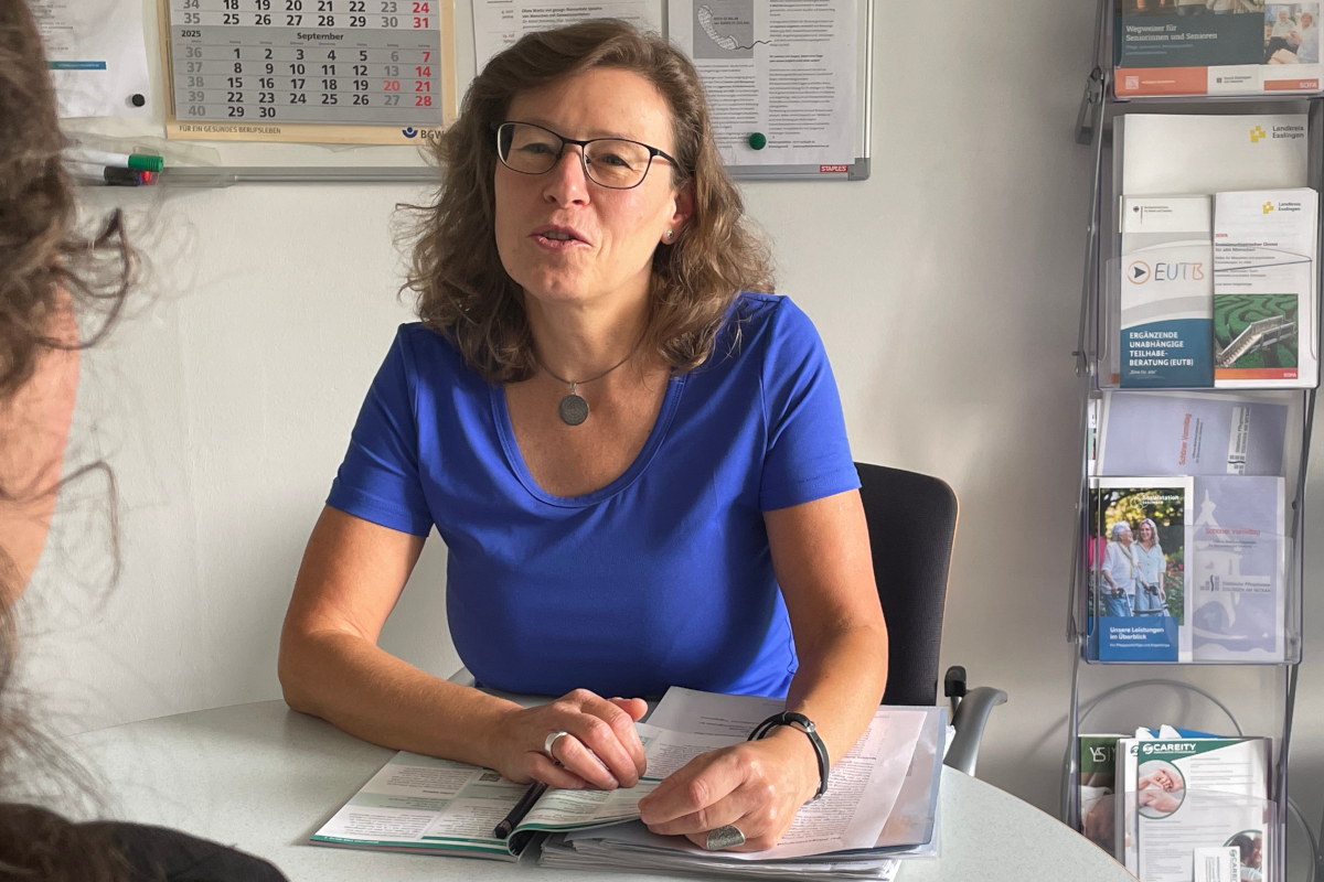 Pflegestützpunkt Christine Laier-Wolfer vom Pflegestützpunkt Esslingen