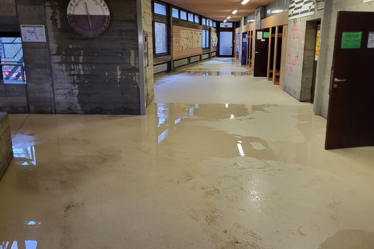 Wasserschaden Theodor-Heuss-Gymnasium