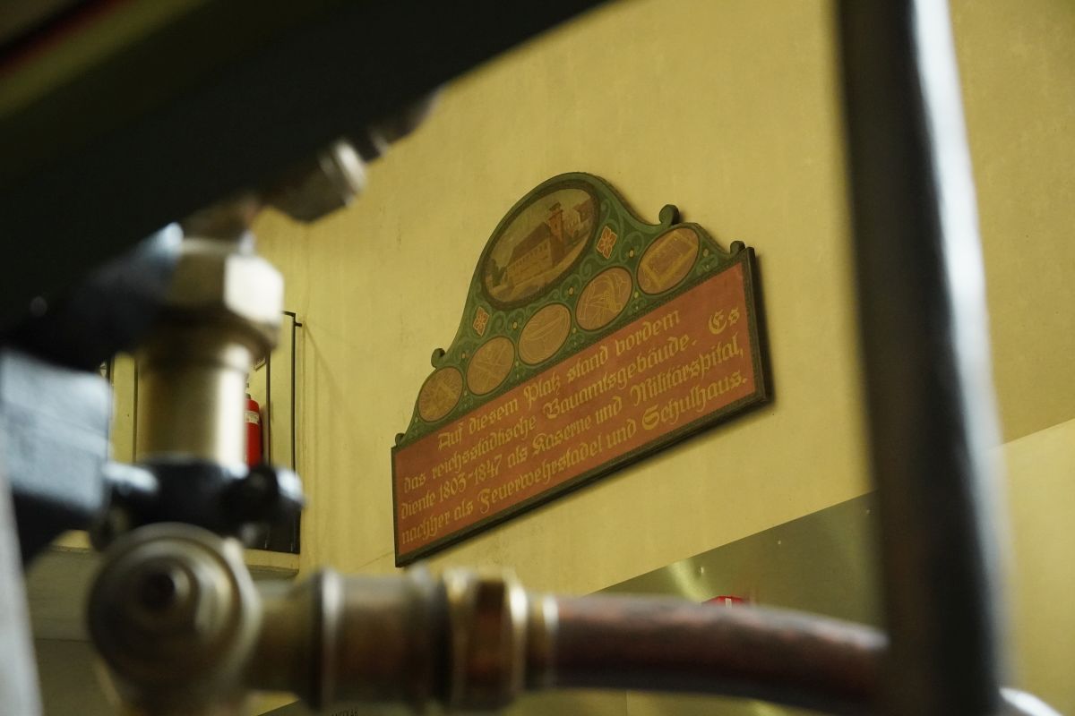 Eingangsbereich der Feuerwehr Esslingen a.N.