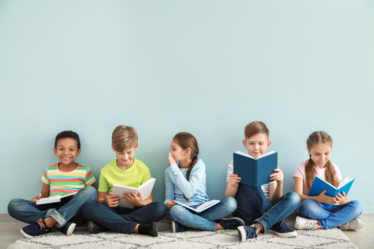Kinder Kinder lesen Bücher