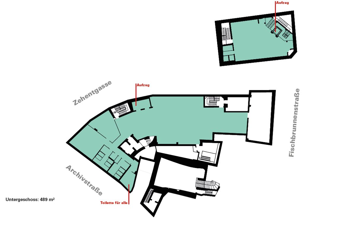 Zeichnung Grundriss, 2. Obergeschoss